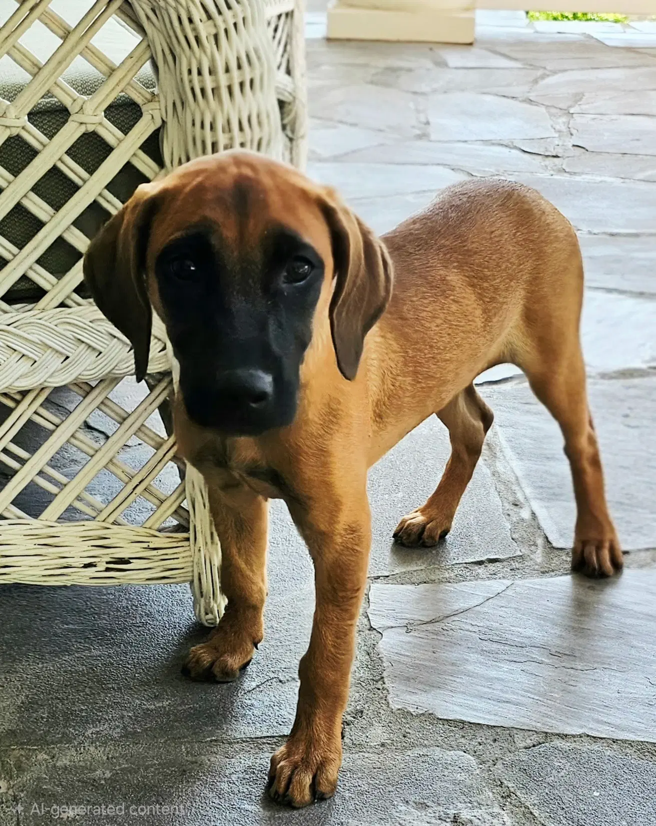 Puppy Espresso - Redbone Coonhound