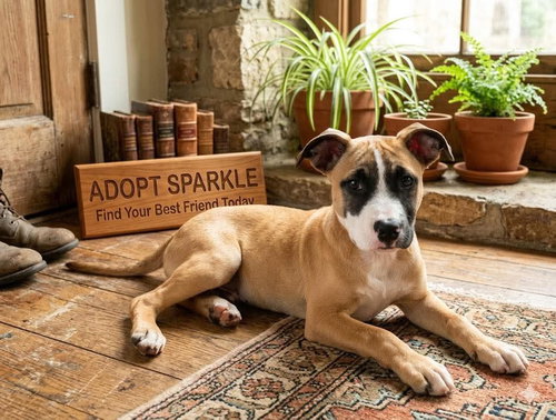 picture of the dog needing adoption