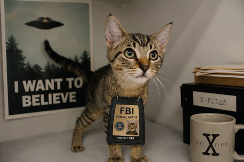 Fox Mulder, Baby Domestic Short Hair, cat for adoption in Annapolis, Maryland