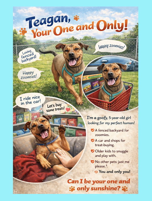 picture of the dog needing adoption