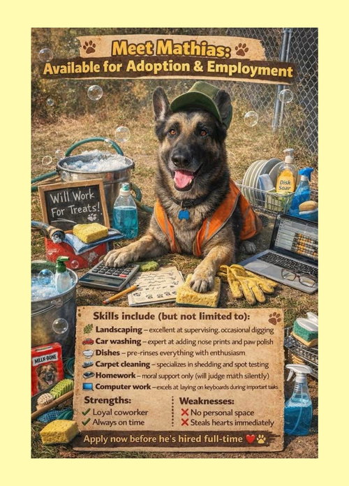 picture of the dog needing adoption