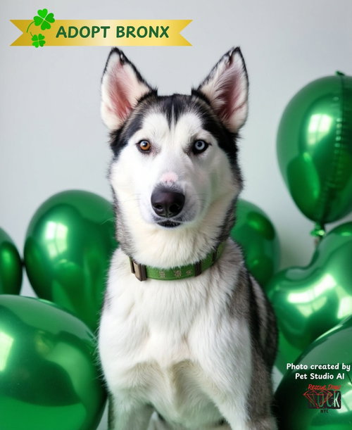 BRONX (TX) - Husky available for adoption