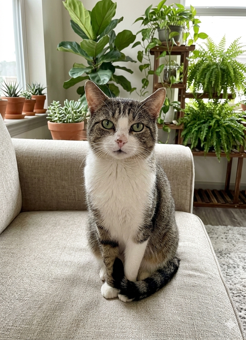 Stewey FIV+, an adoptable Domestic Short Hair in Trenton, NJ