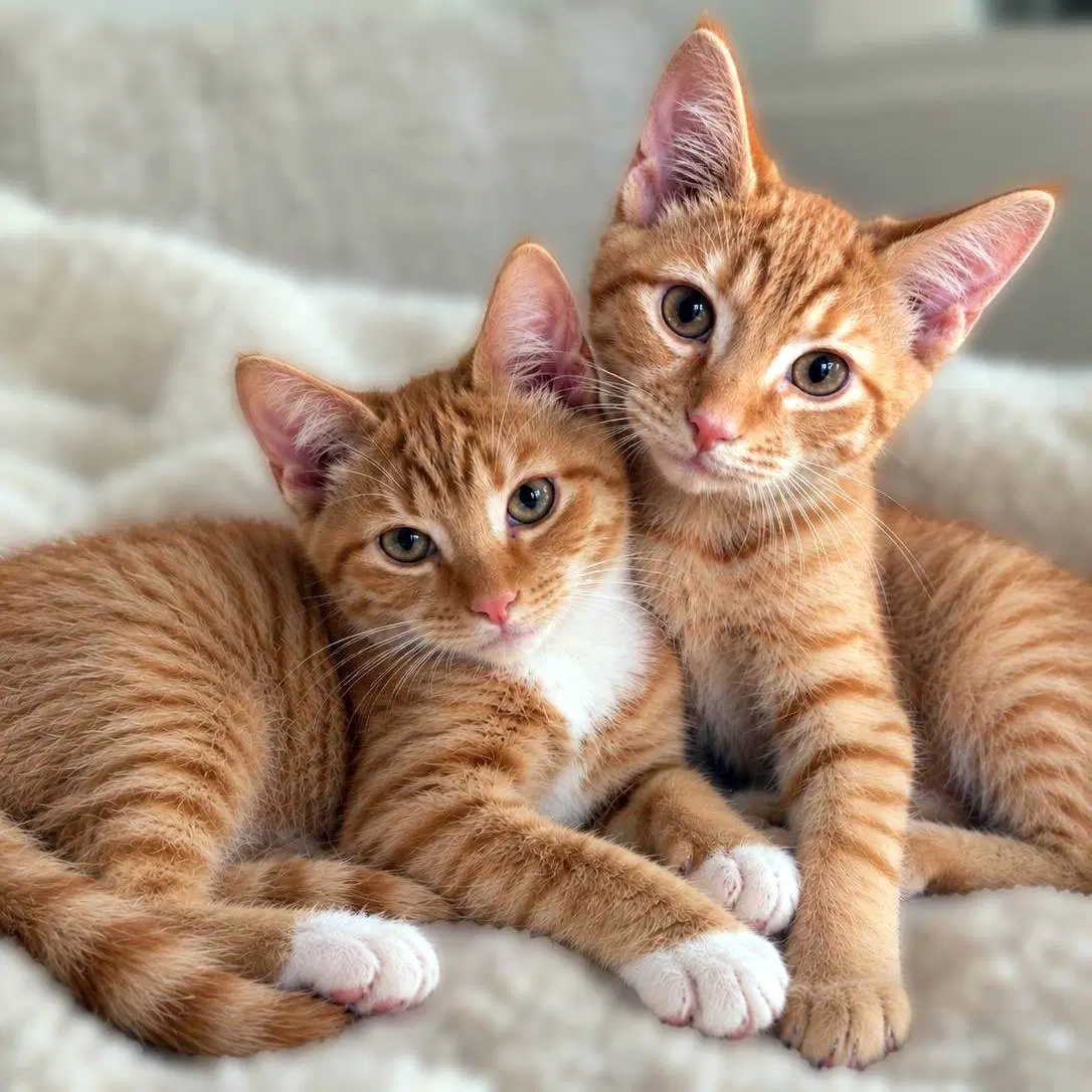 Beans Bonded With Frank - Domestic Short Hair