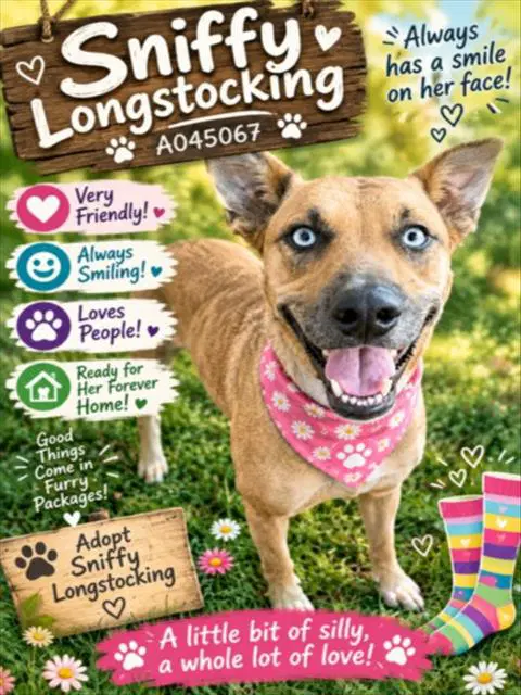 Sniffy Longstocking - Carolina Dog