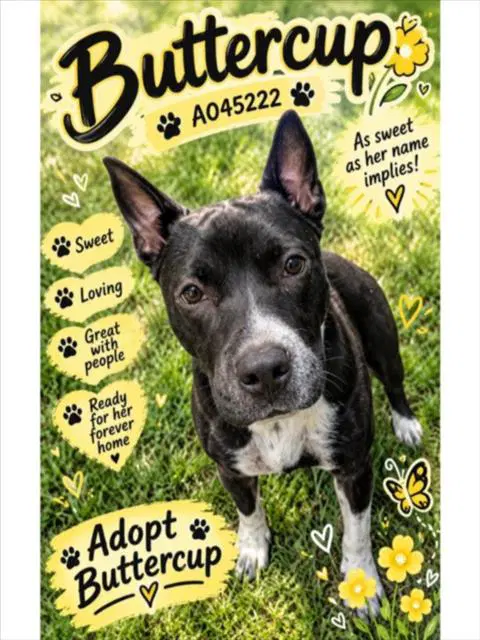 Buttercup - Pit Bull Terrier