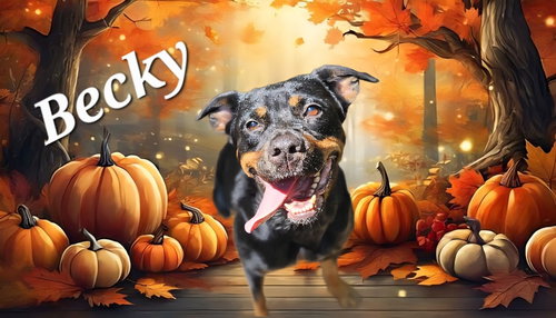 picture of the dog needing adoption