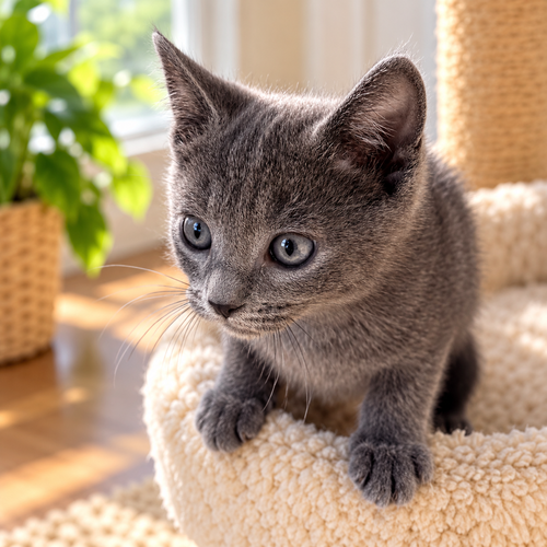 Mustard, Russian Blue / Mixed (short coat)