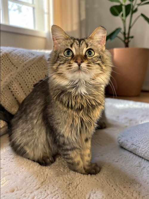 Layla, an adoptable Domestic Long Hair in Champaign, IL