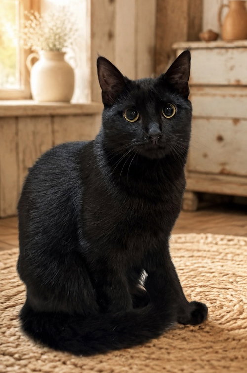 Shy Violet Rainbow Brite Sailor, a cat for adoption from Randall's Rescues, Inc.