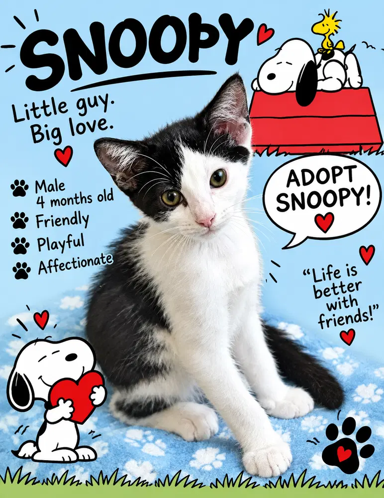Snoopy - Domestic Short Hair