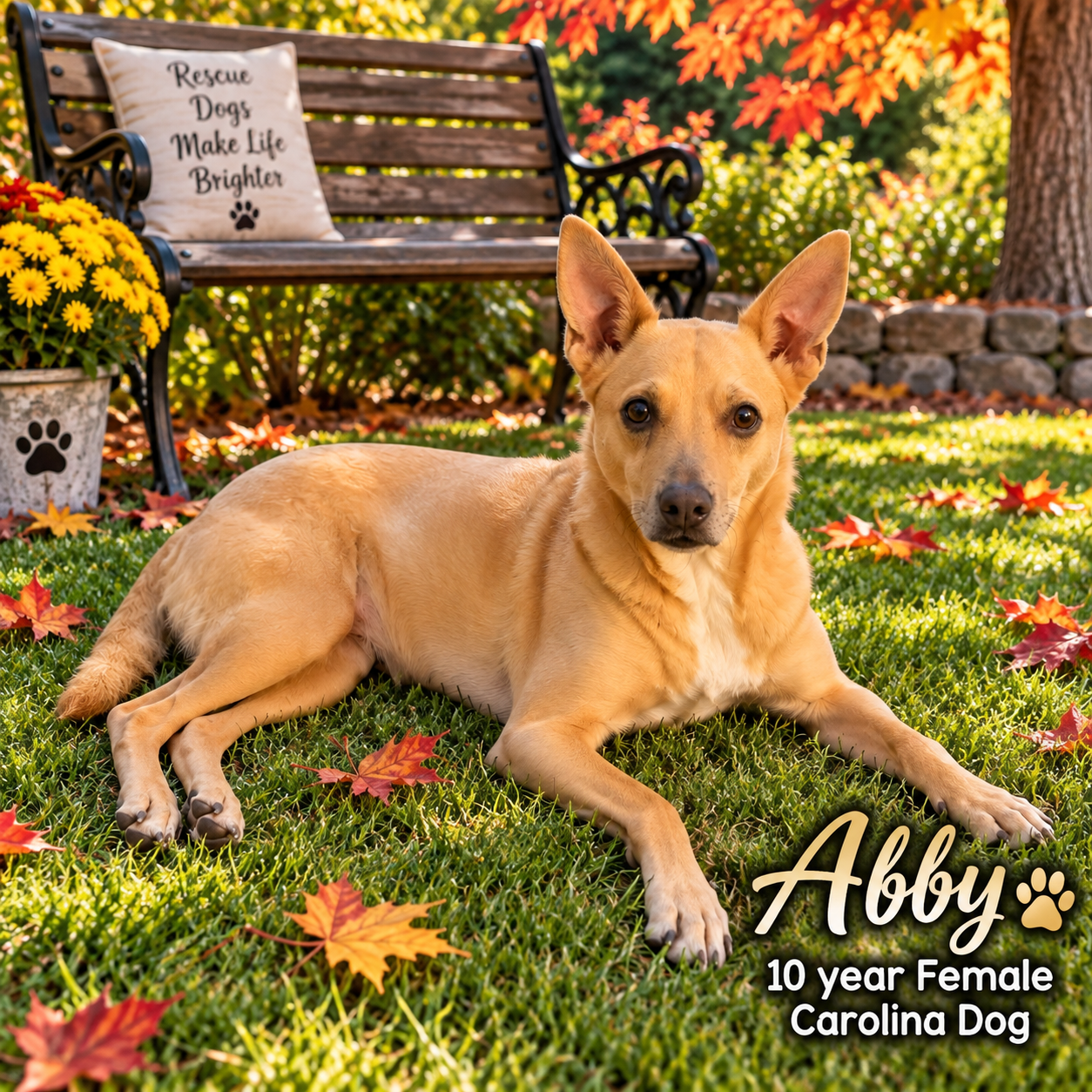 Abby – 10 Year Female Carolina Dog, Carolina Dog