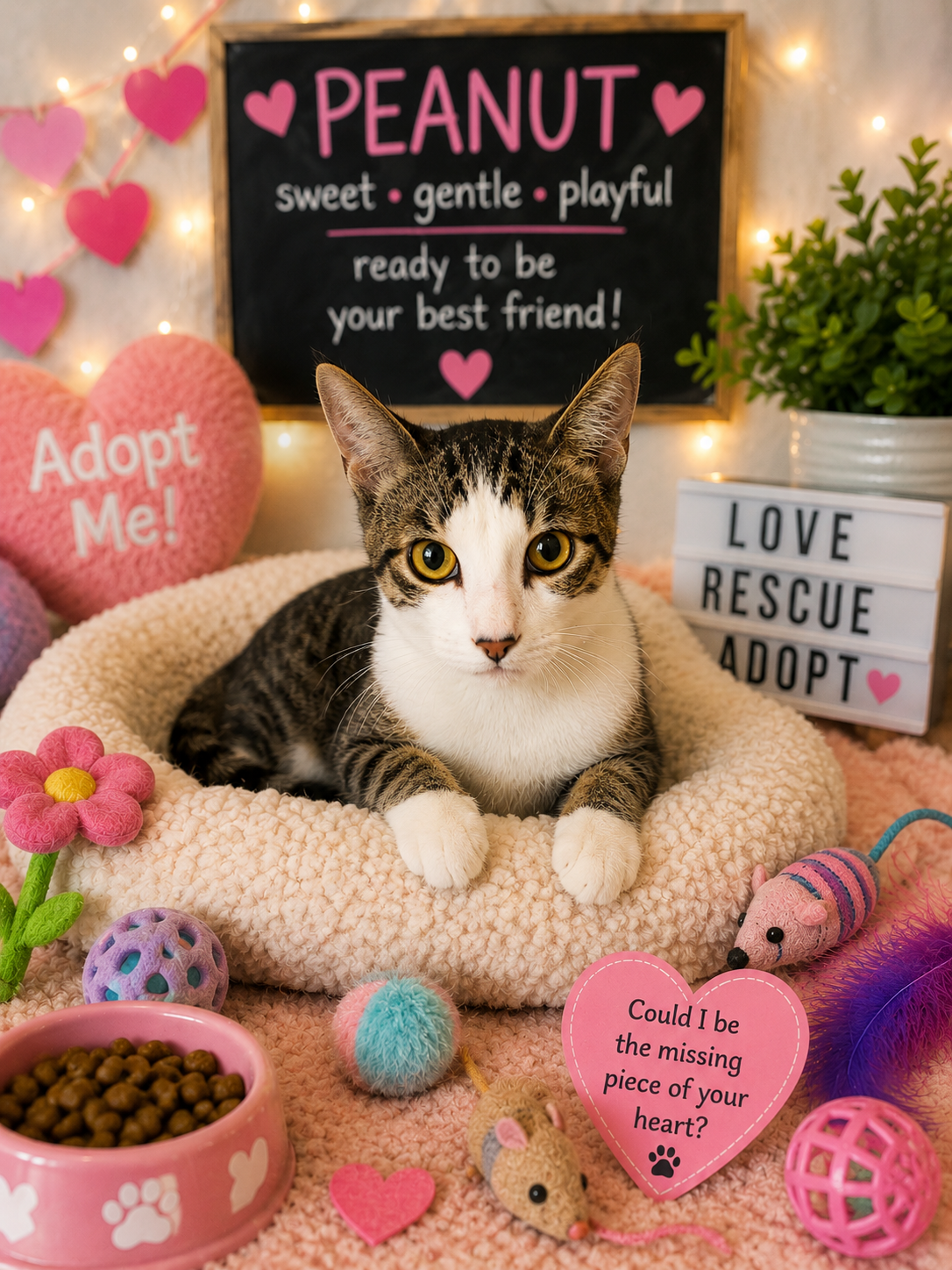 Peanut, Domestic Short Hair
