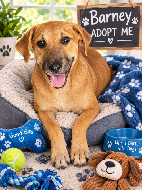 Barney, an adoptable dog