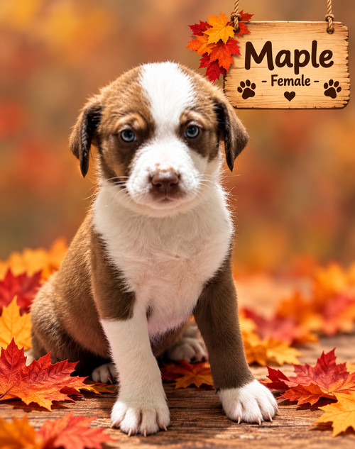 Pumpkin Patch Pups : Maple, a dog for adoption from Stray Haven Inc