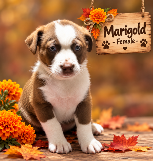 Pumpkin Patch Pups : Marigold, a dog for adoption from Stray Haven Inc