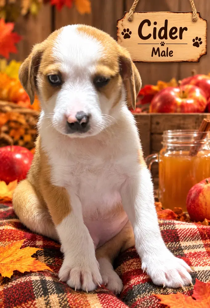 Pumpkin Patch Pups  Cider - Australian Shepherd