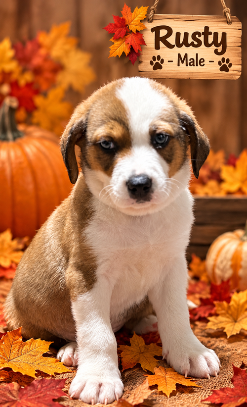 Pumpkin Patch Pups : Rusty, a dog for adoption from Stray Haven Inc
