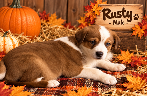 Photo 2 of Pumpkin Patch Pups : Rusty
