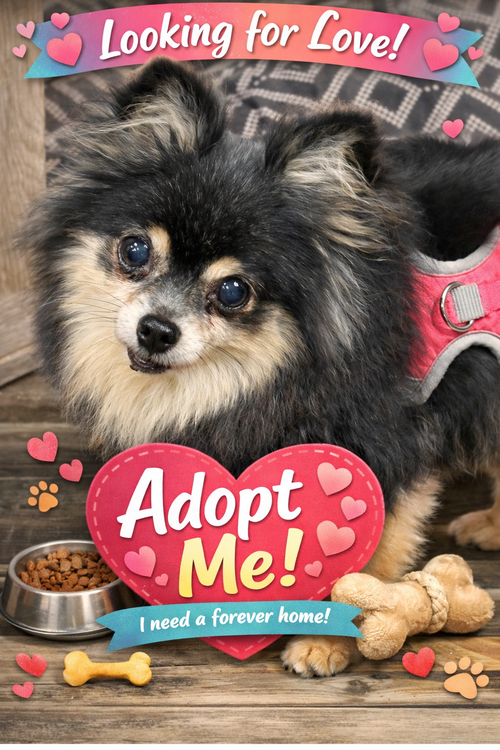 ROCKY - Pomeranian available for adoption