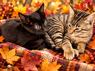 Selma & Louie, Tabby / Domestic Short Hair / Mixed (short coat)
